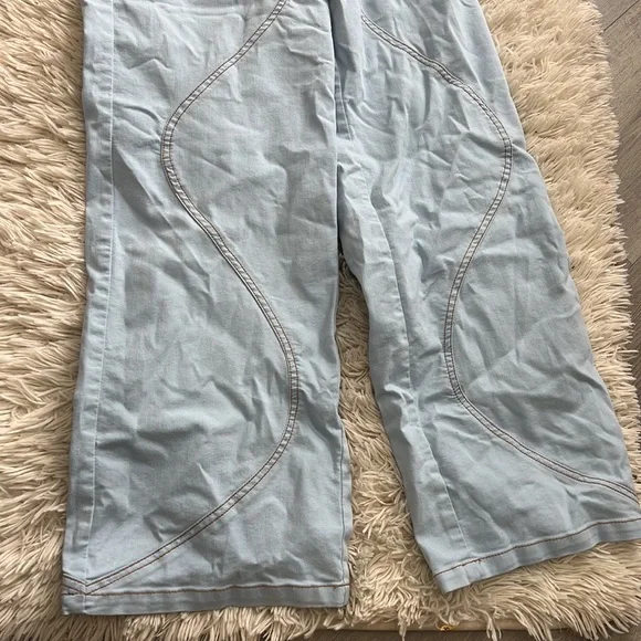 BY.DYLN Ramona Wide Leg light blue